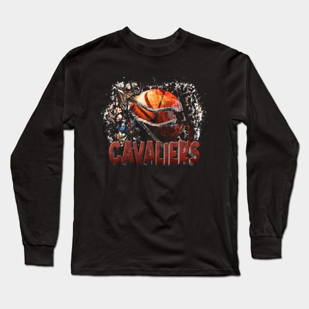 Classic Sports Cavaliers Proud Name Basketball Long Sleeve T-Shirt by Irwin Bradtke